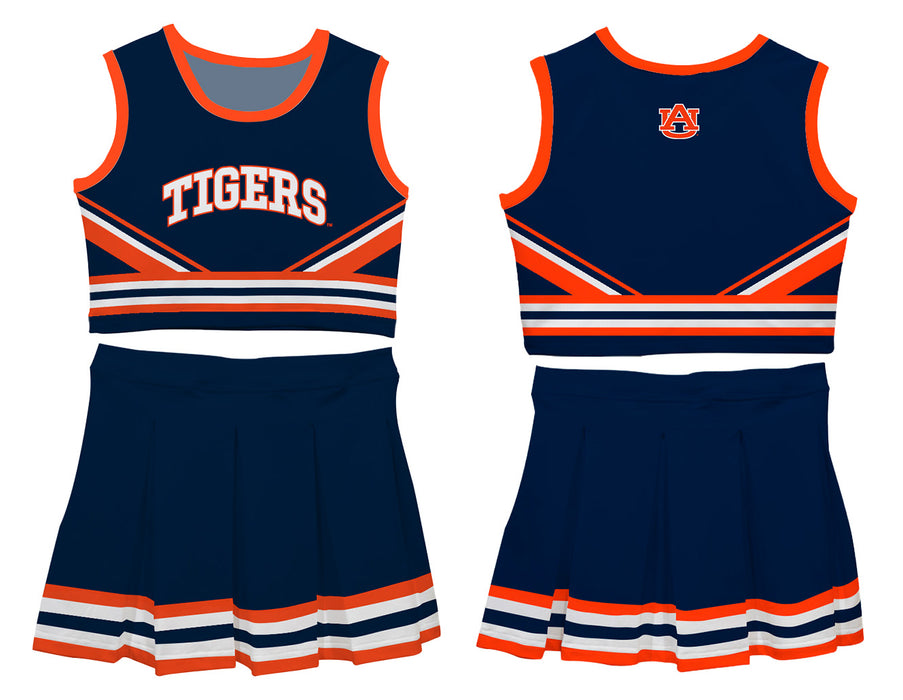 Auburn University Tigers Vive La Fete Game Day Navy Sleeveless Chearleader Set - Vive La Fête - Online Apparel Store