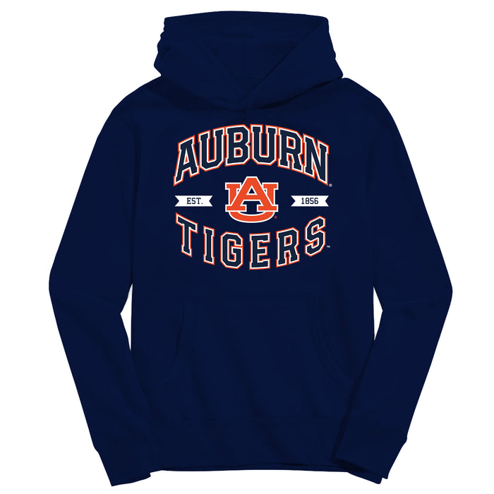 Auburn University Tigers Vive La Fete Navy Cotton Youth Hoodie