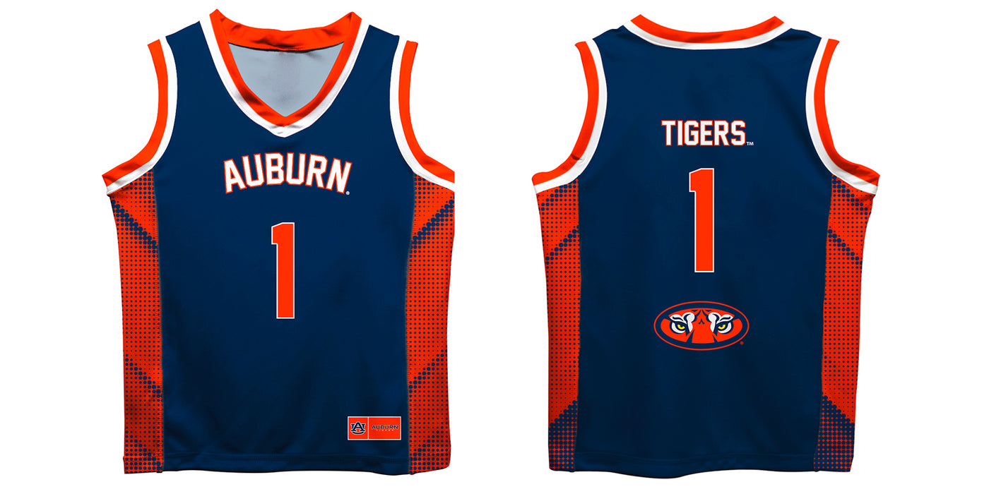 Auburn Tigers Vive La Fete Game Day Blue Boys Fashion Basketball Top - Vive La Fête - Online Apparel Store