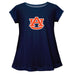 Auburn University Tigers Short Sleeve Youth Cotton Top Navy