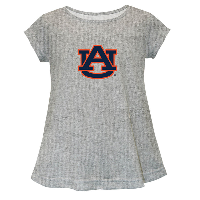 Auburn University Tigers Short Sleeve Youth Cotton Top Grey