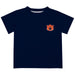 Auburn University Tigers Hand Sketched Vive La Fete Impressions Artwork Boys Navy Short Sleeve Tee Shirt