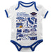UC Santa Barbara Gauchos UCSB Hand Sketched Vive La Fete Impressions Artwork Infant White Short Sleeve Onesie Bodysuit