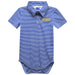 UC Santa Barbara Gauchos UCSB Embroidered Royal Stripes Stripe Knit Polo Onesie