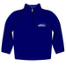 UC Santa Barbara Gauchos UCSB Vive La Fete Game Day Solid Blue Quarter Zip Pullover Sleeves