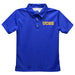 UC Santa Barbara Gauchos UCSB Embroidered Royal Short Sleeve Polo Box Shirt