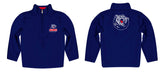 Belmont University Bruins Vive La Fete Game Day Solid Blue Quarter Zip Pullover Sleeves - Vive La Fête - Online Apparel Store