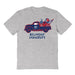 Belmont University Bruins Hand Sketched Vive La Fete Impressions Truck Kids Grey Cotton T-shirt