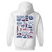Belmont University Bruins Hand Sketched Artwork Cotton Fleece Women Hoodie - Vive La Fête - Online Apparel Store
