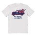 Belmont University Bruins Hand Sketched Vive La Fete Impressions Truck White T-shirt for Women