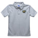 Bemidji State Beavers BSU Embroidered Gray Short Sleeve Polo Box Shirt