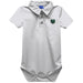 Binghamton University Bearcats Embroidered White Solid Knit Boys Polo Bodysuit