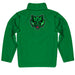 Binghamton University Bearcats Vive La Fete Game Day Solid Green Quarter Zip Pullover Sleeves - Vive La Fête - Online Apparel Store