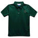 Binghamton University Bearcats Embroidered Hunter Green Short Sleeve Polo Box Shirt