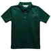Binghamton University Bearcats Embroidered Hunter Green Short Sleeve Polo Box Shirt