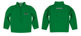 Binghamton Bearcats Vive La Fete Logo and Mascot Name Womens Green Quarter Zip Pullover - Vive La Fête - Online Apparel Store