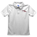 Brooklyn College Bulldogs Embroidered White Short Sleeve Polo Box Shirt