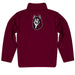Bloomsburg University of Pennsylvania Huskies BU Vive La Fete Game Day Solid Maroon Quarter Zip Pullover Sleeves - Vive La Fête - Online Apparel Store