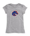 Boise State Broncos Girl´s Fitted Cotton T-shirt Grey