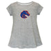 Boise State Broncos Short Sleeve Youth Cotton Top Grey