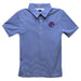 Boise State University Broncos Embroidered Royal Stripes Short Sleeve Polo Box Shirt