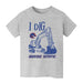 Boise State University Broncos Vive La Fete Excavator Heather Grey Cotton Short Sleeve Tee