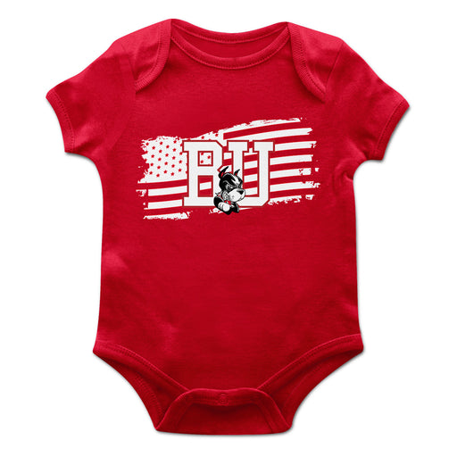 Boston University Vive La Fete Infant Game Day Red Short Sleeve Bodysuit