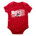 Boston University Vive La Fete Infant Game Day Red Short Sleeve Bodysuit