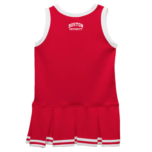Boston Terriers Vive La Fete Game Day Red Sleeveless Cheerleader Dress - Vive La Fête - Online Apparel Store