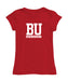 Boston University Girl´s Fitted Cotton T-shirt Red