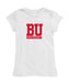 Boston University Girl´s Fitted Cotton T-shirt White