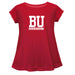 Boston University Short Sleeve Youth Cotton Top Red