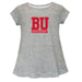 Boston University Short Sleeve Youth Cotton Top Grey