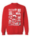 Boston University Vive La Fete Impressions Red Cotton Crewneck Sweatshirt for Women