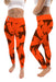 Bowling Green Falcons Vive La Fete Paint Brush Logo on Waist Women Orange Yoga Leggings - Vive La Fête - Online Apparel Store