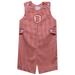 Bradley University Braves Embroidered Red Gingham Boys Jon Jon - Vive La Fête - Online Apparel Store