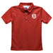 Bradley University Braves Embroidered Red Short Sleeve Youth Polo Box Shirt - Vive La Fête - Online Apparel Store