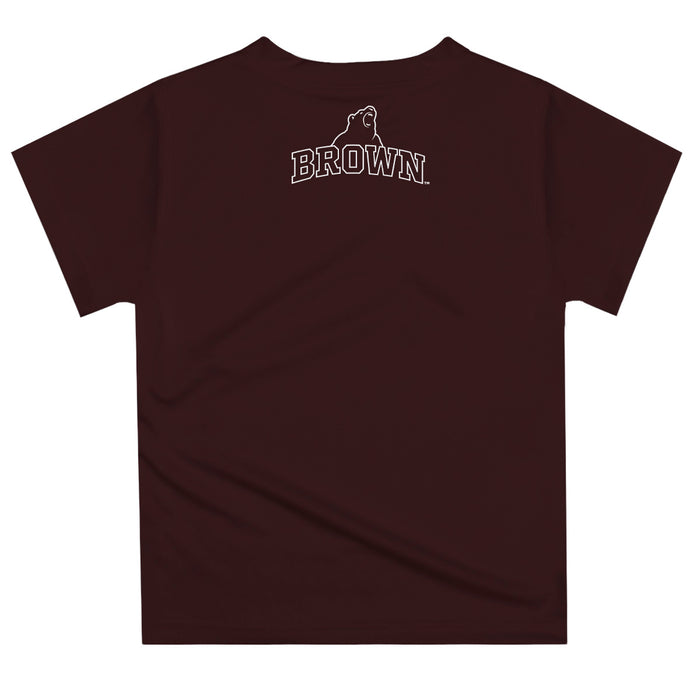Brown University Bears Vive La Fete Excavator Boys Game Day Brown Short Sleeve Tee - Vive La Fête - Online Apparel Store