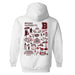 Brown University Bears Hand Sketched Artwork Cotton Fleece Women Hoodie - Vive La Fête - Online Apparel Store
