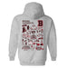 Brown University Bears Hand Sketched Artwork Cotton Fleece Women Hoodie - Vive La Fête - Online Apparel Store