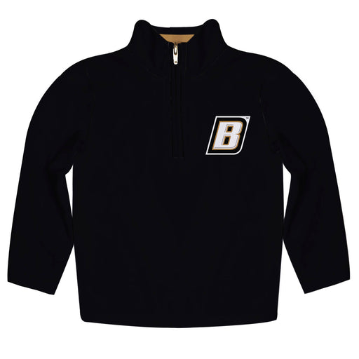 Bryant Bulldogs Vive La Fete Logo and Mascot Name Womens Black Quarter Zip Pullover