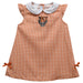 Buffalo State Bengals  Embroidered Orange Gingham A Line Dress