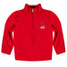 Ball State Cardinals Vive La Fete Game Day Solid Cardinal Quarter Zip Pullover Sleeves