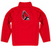 Ball State Cardinals Vive La Fete Game Day Solid Cardinal Quarter Zip Pullover Sleeves - Vive La Fête - Online Apparel Store
