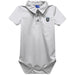Bentley Falcons Embroidered White Solid Knit Boys Polo Bodysuit