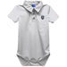 Bentley Falcons Embroidered White Solid Knit Boys Polo Bodysuit