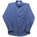 Bentley Falcons Embroidered Royal Gingham Long Sleeve Button Down Shirt