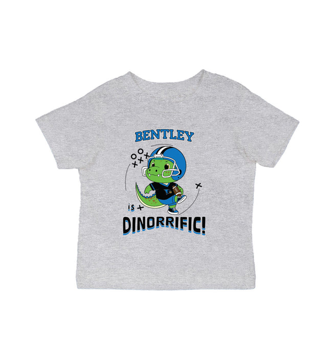 Bentley Falcons Vive La Fete Dinorrific Grey Cotton Short Sleeve Tee