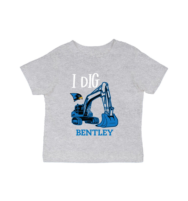 Bentley Falcons Vive La Fete Excavator Grey Cotton Short Sleeve Tee