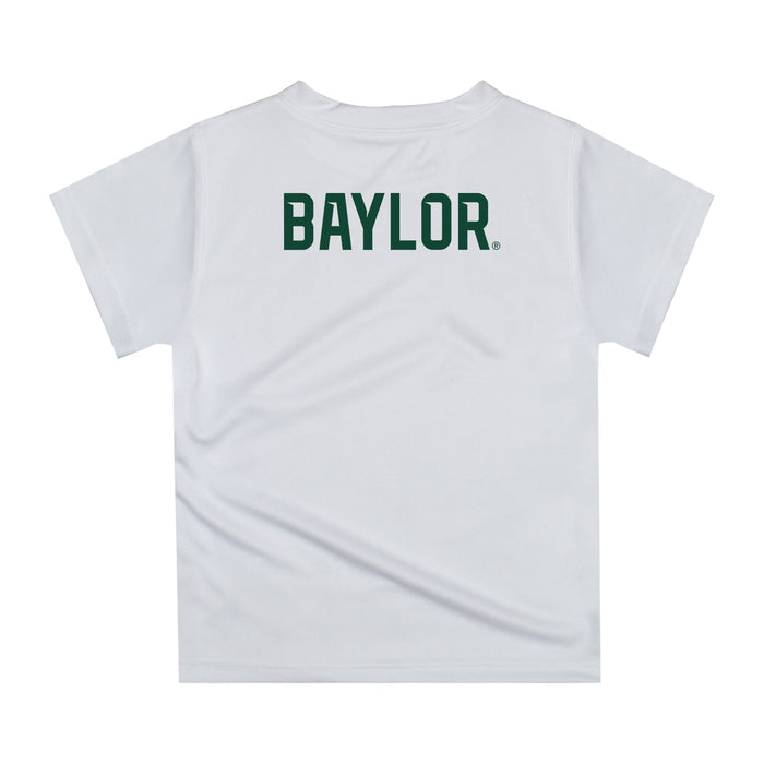 Baylor Bears Original Dripping Football Helmet White T-Shirt by Vive La Fete - Vive La Fête - Online Apparel Store